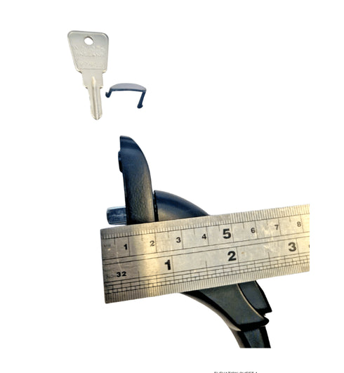 WINLOCK Inline windows handle-Universal for aluminum and upvc-BLACK- RIGHT hand